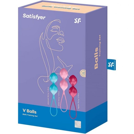 Satisfyer Set Of 3 Weighted Double Training Orgasm Balls