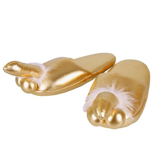Golden Penis Slippers