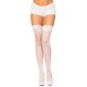 Leg Avenue Stay Up Sheer Thigh Hold Ups White  UK 8 to 14