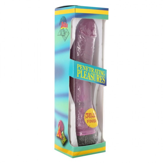Jelly Penis 7 Inches Purple Vibrator