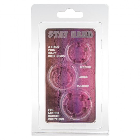 Stay Hard Cock Ring Set