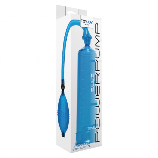 Toy Joy Rock Hard Stimulation Blue Power Penis Pump