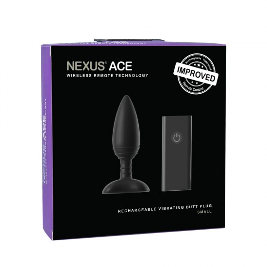 Nexus Ace Rechargeable Vibrating Butt Plug Small