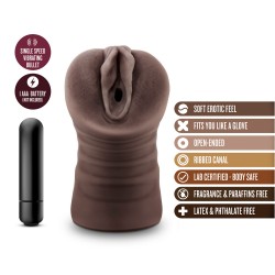 Hot Chocolate Brianna Vagina Vibrating Masturbator