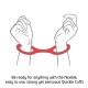 Quickie Cuffs Large Red Ankle Or Wrist Cuffs