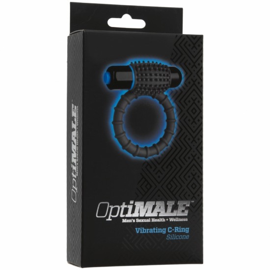 OptiMale Silicone Vibrating CRing Waterproof Cocking