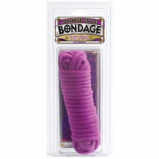 Japanese Style Bondage Rope In Purple