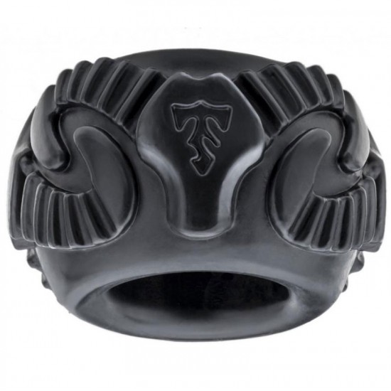 Perfect Fit Tribal Son Ram Ring Black