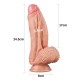 Lovetoy 10 Inch Dual Layered Silicone Cock