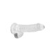 RealRock 6 Inch Transparent Realistic Crystal Clear Dildo