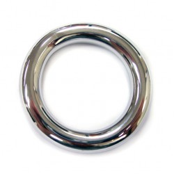 Rouge Stainless Steel Round Cock Ring 40mm