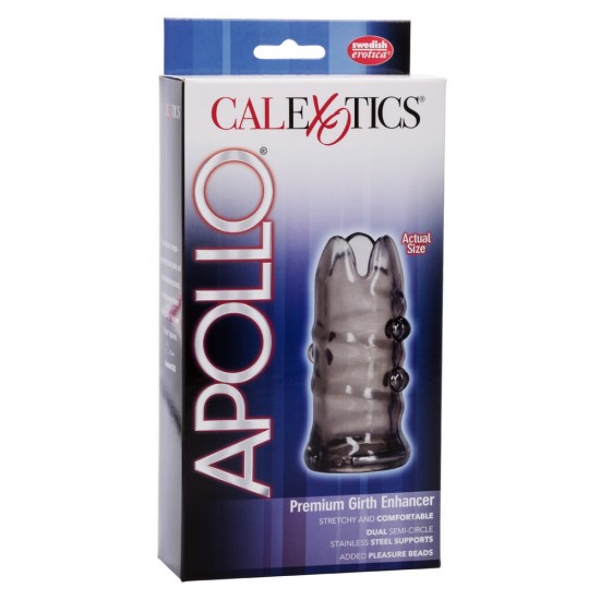 Apollo Premium Girth Enhancer Sleeve Smoke 3.5 Inch