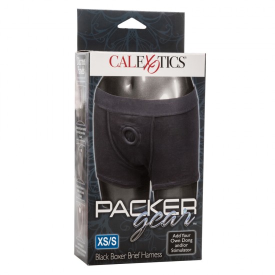 Packer Gear Boxer Harness Black Xtra Small to Small