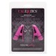 Nipplettes Vibrating Pink Nipple Clamps Adjustable