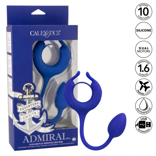 Admiral Weighted Cock Ring and Egg