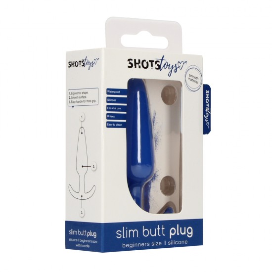 Beginners Size Slim Butt Plug Blue